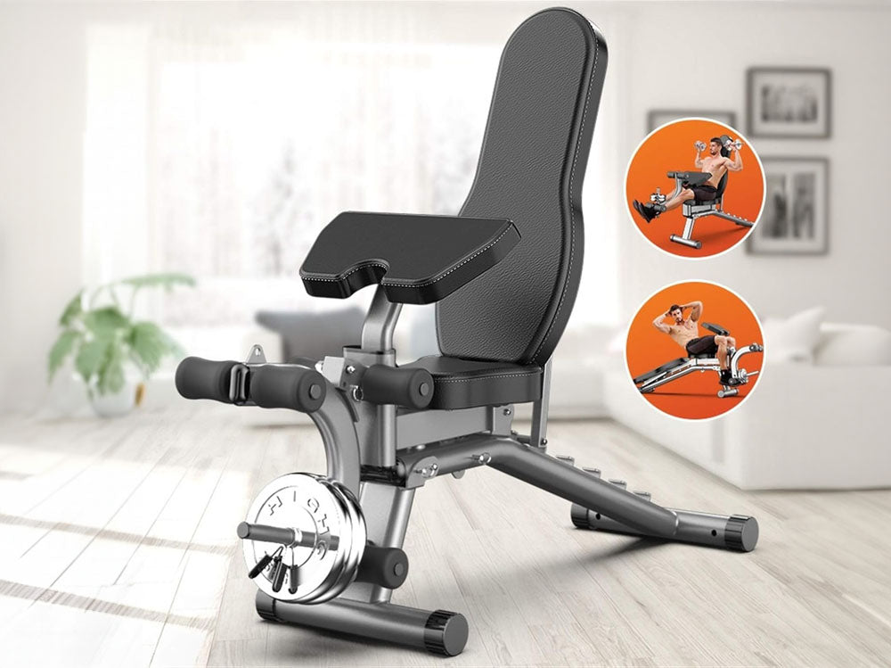 Adjustable FID Sit Up & Weight Bench