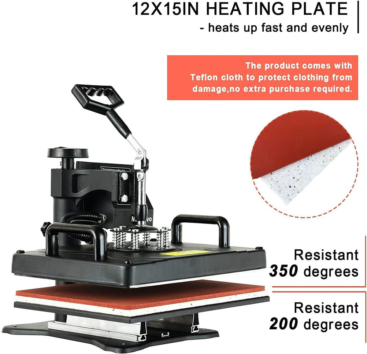 Digital Heat Press Machine Transfer T-Shirt Printer