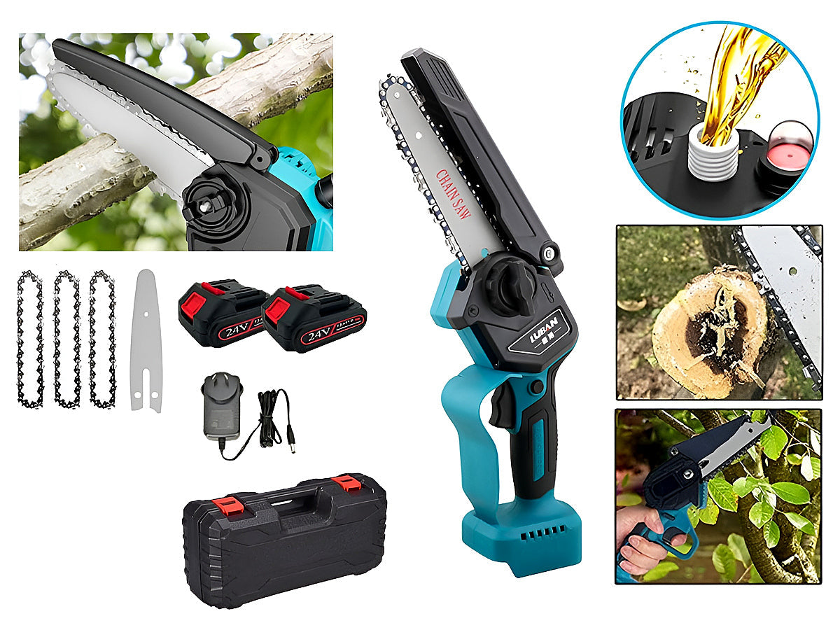 Mini Chain saw Cordless Power Chain Saws  6"