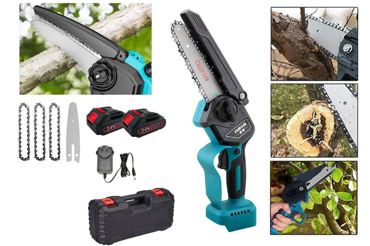 Mini Chain saw Cordless Power Chain Saws  6"