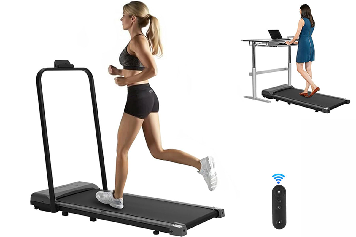 Foldable Walking Pad Treadmill Compact Flat