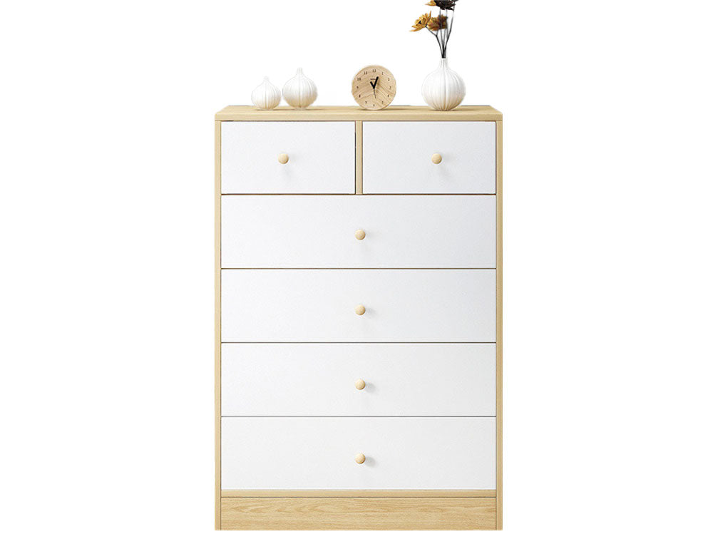 Tallboy Modern White Tall boy Chest of Drawers Dresser