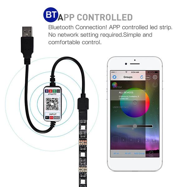 LED strip Light RGB 5M App Control