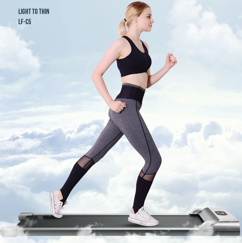 Foldable Walking Pad Treadmill Compact Flat