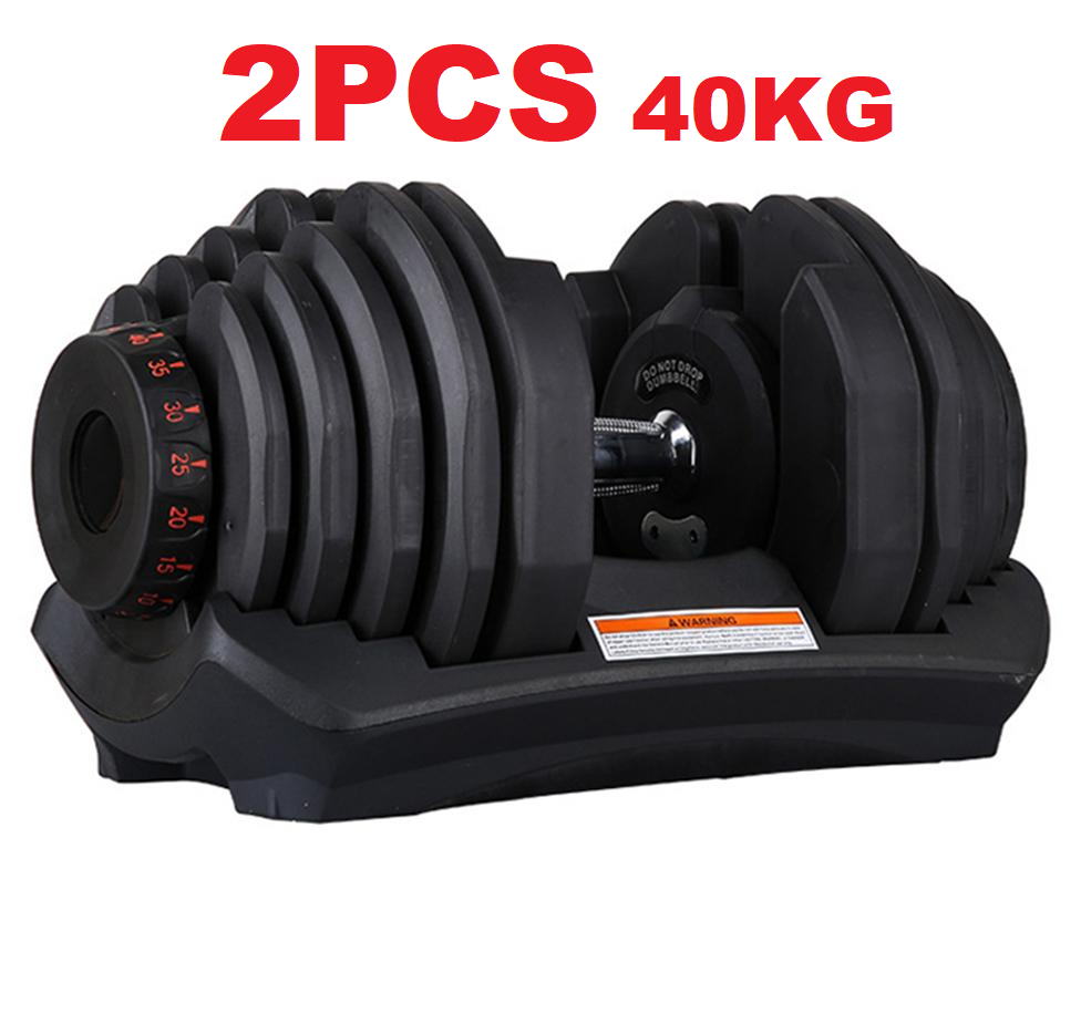 Adjustable Weights Dumbbell Set -40Kg Pair