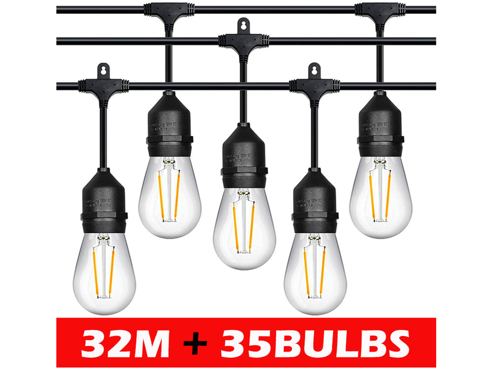 Festoon Light  32M 35 LED Bulbs