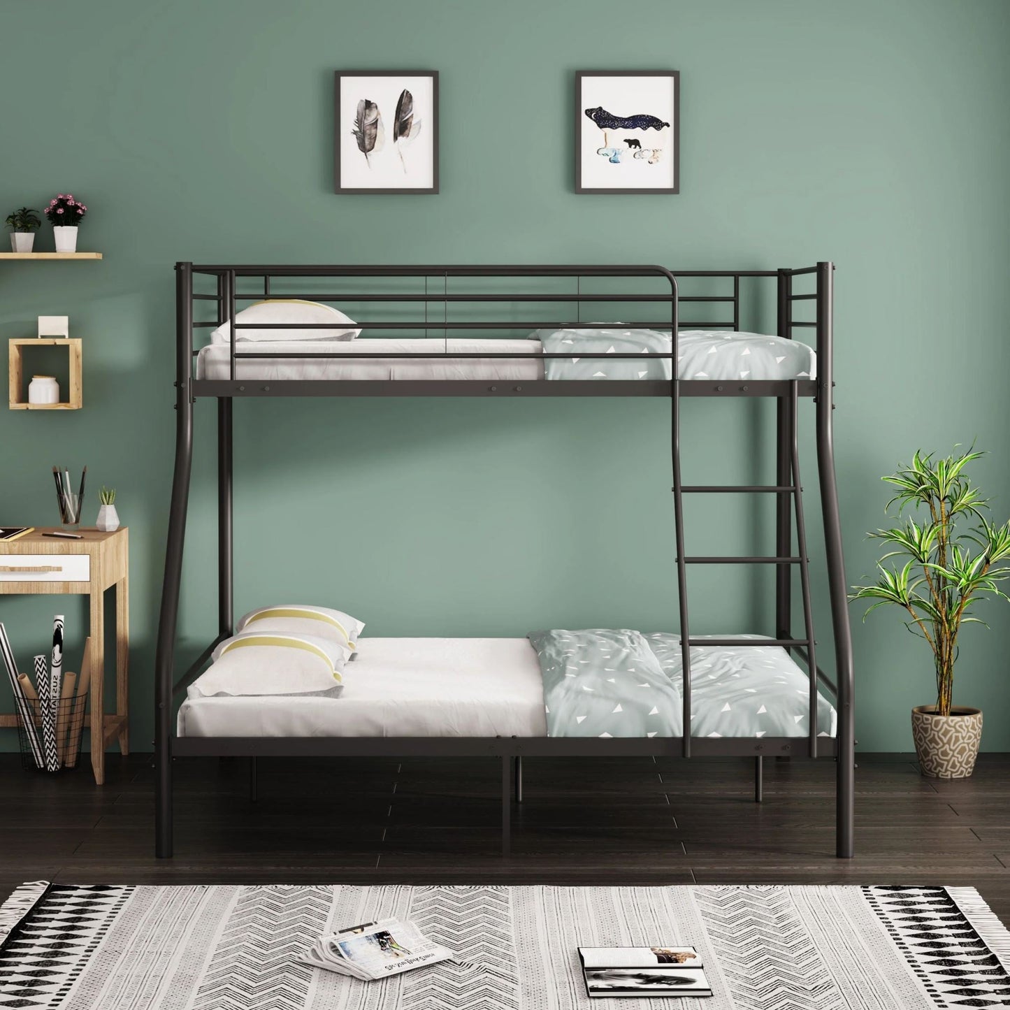 Bunk Bed Triple Metal Frame