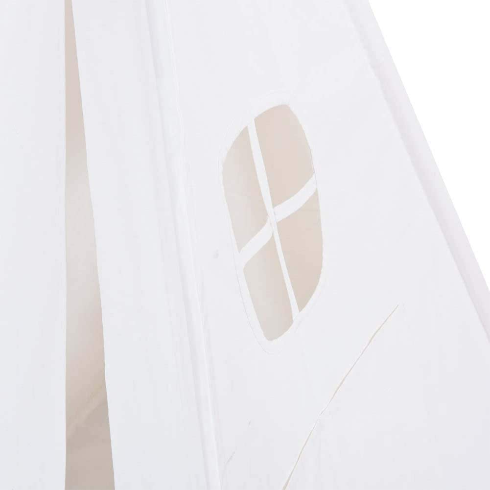Kids Teepee Play Tent White