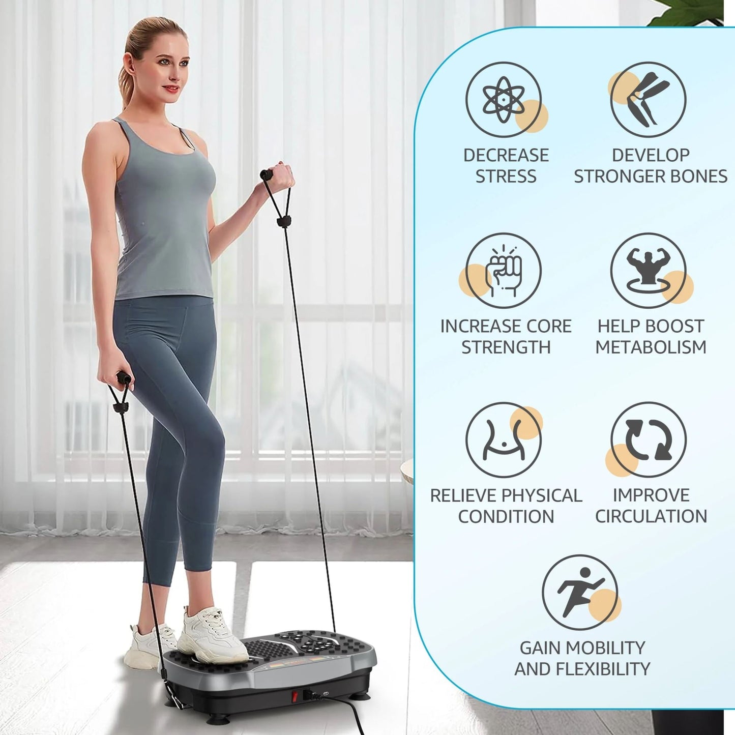 Vibration Plate Exercise Machine