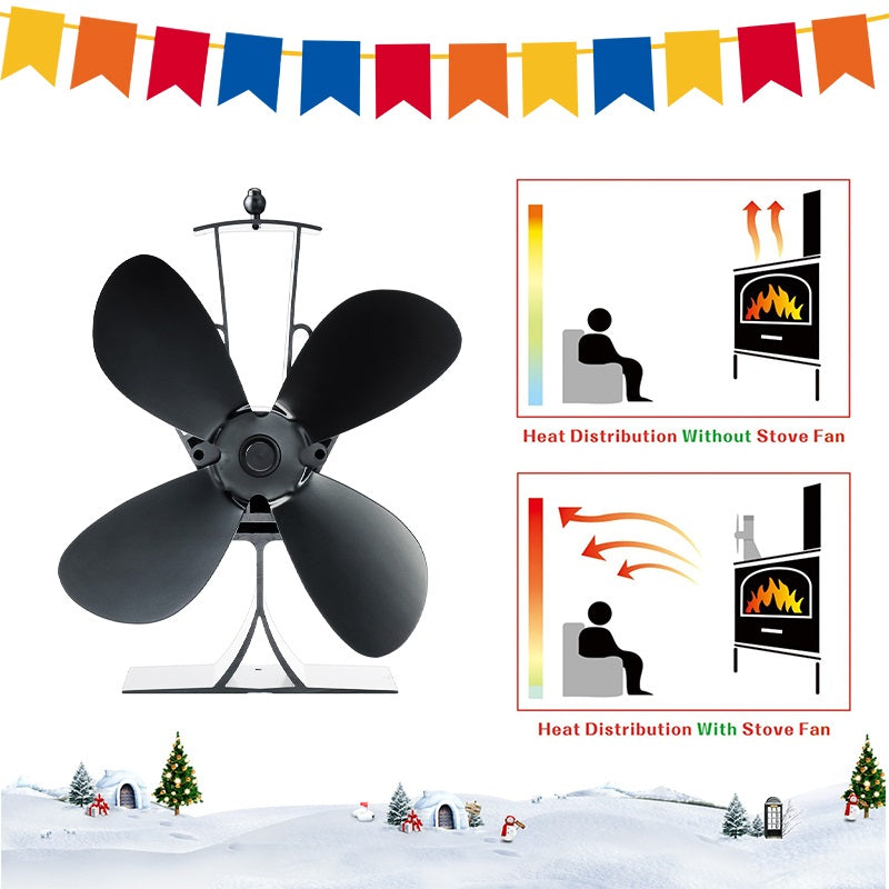 Stove Fan Heat Powered Stove Fan