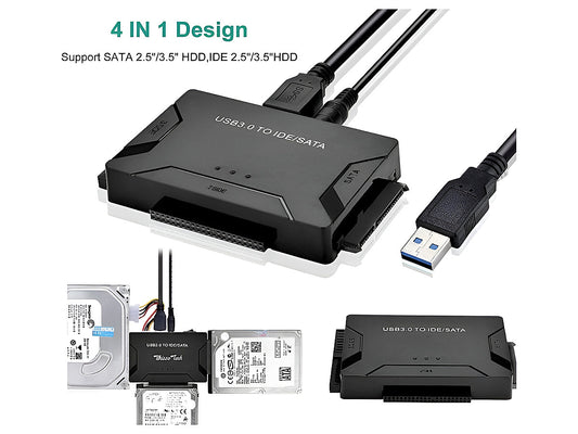 USB 3.0 to SATA IDE Hard Drive Converter