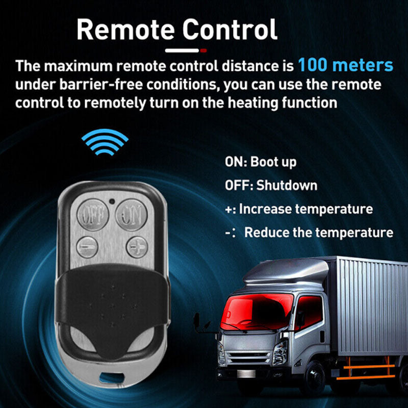 Diesel Air Heater All-in-one 12V 8KW LCD Remote Control for Car RV Indoors machinery