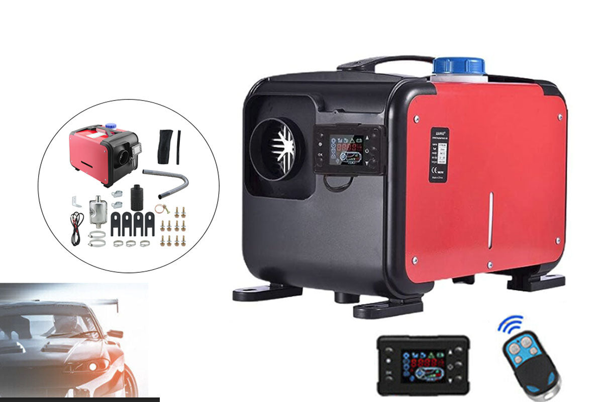 Diesel Air Heater All-in-one 12V 8KW LCD Remote Control for Car RV Indoors machinery