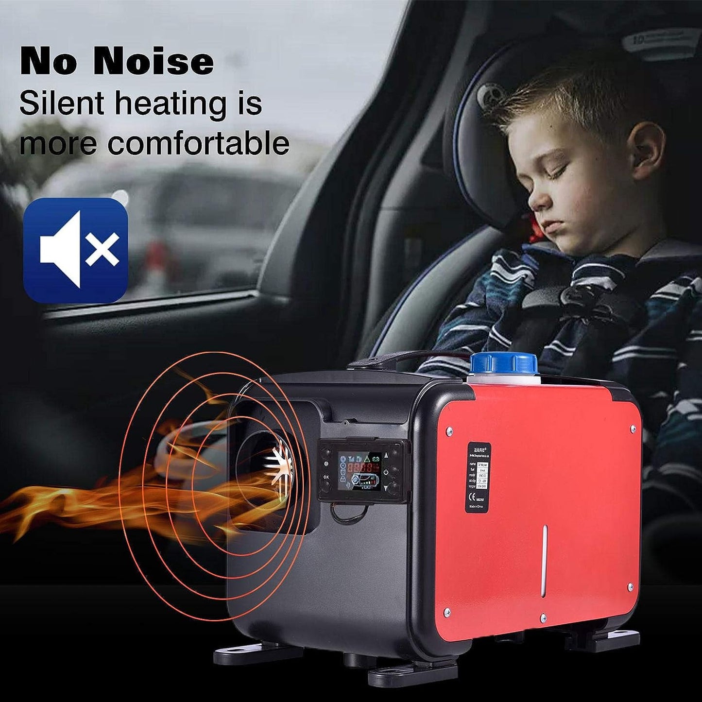 Diesel Air Heater All-in-one 12V 8KW LCD Remote Control for Car RV Indoors machinery