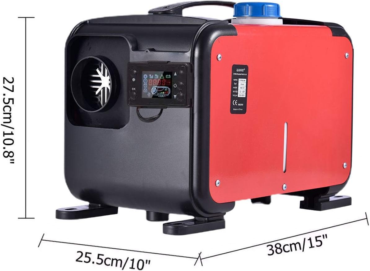 Diesel Air Heater All-in-one 12V 8KW LCD Remote Control for Car RV Indoors machinery