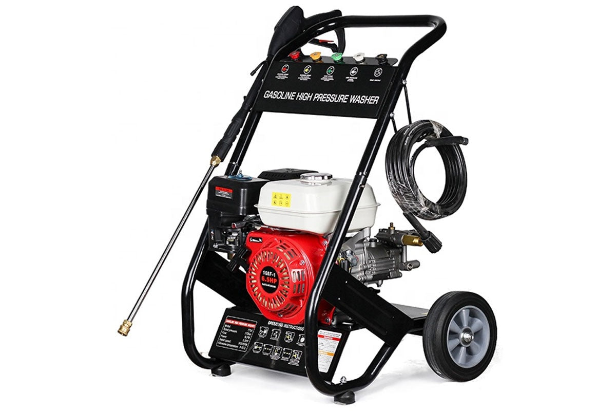 Water blaster petrol high pressure washer with 6.5 hp motor
