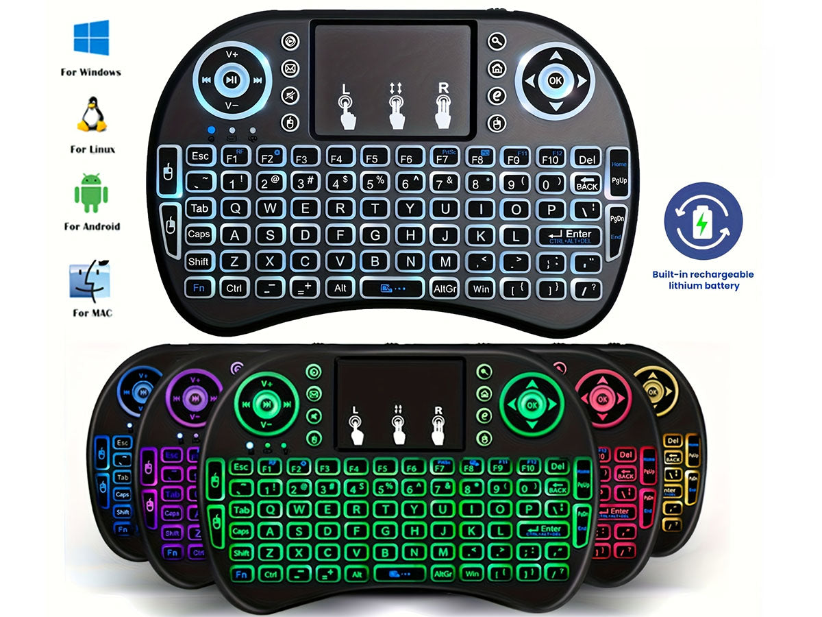 Mini Wireless Keyboard With Touchpad Mouse Combo