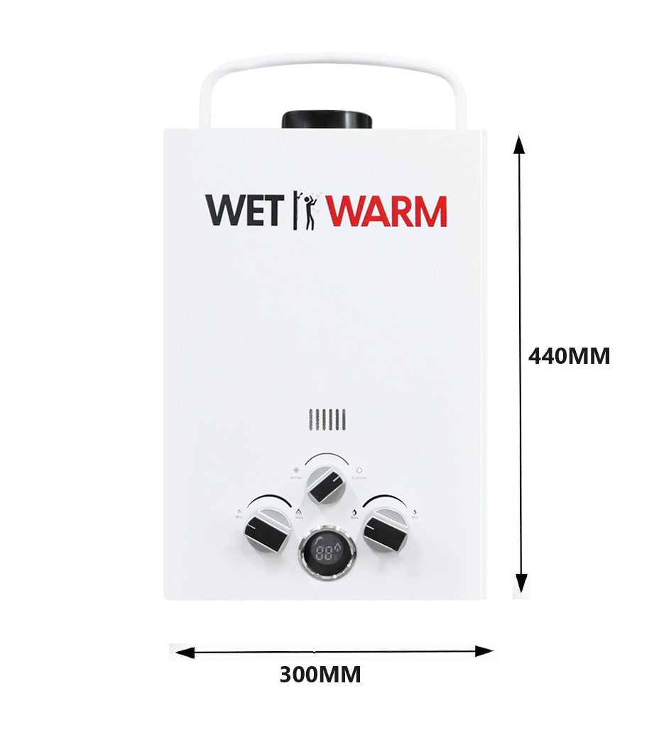 Gas Water heating 8L + 12V Pump