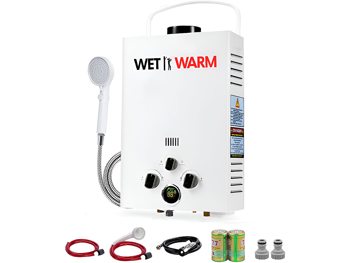 Gas Water heating 8L + 12V Pump