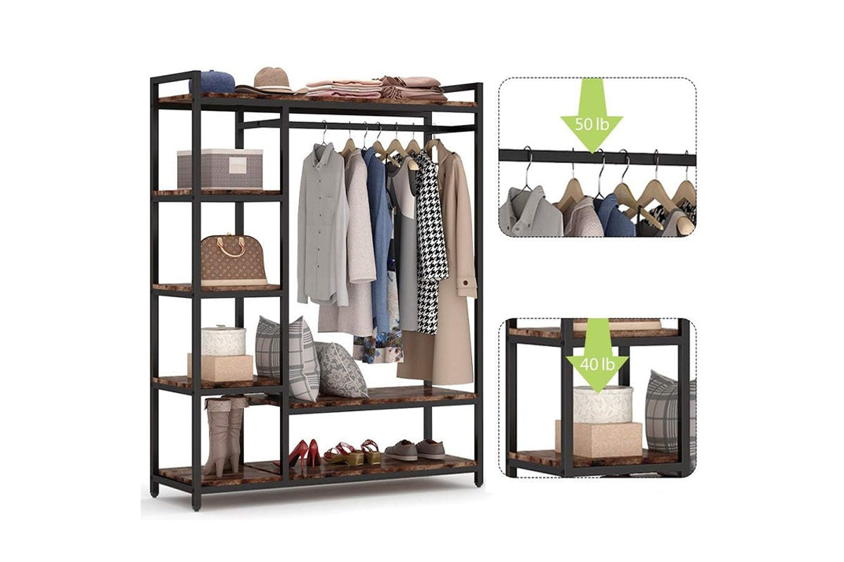 Wardrobe Organizer Clothes Rack