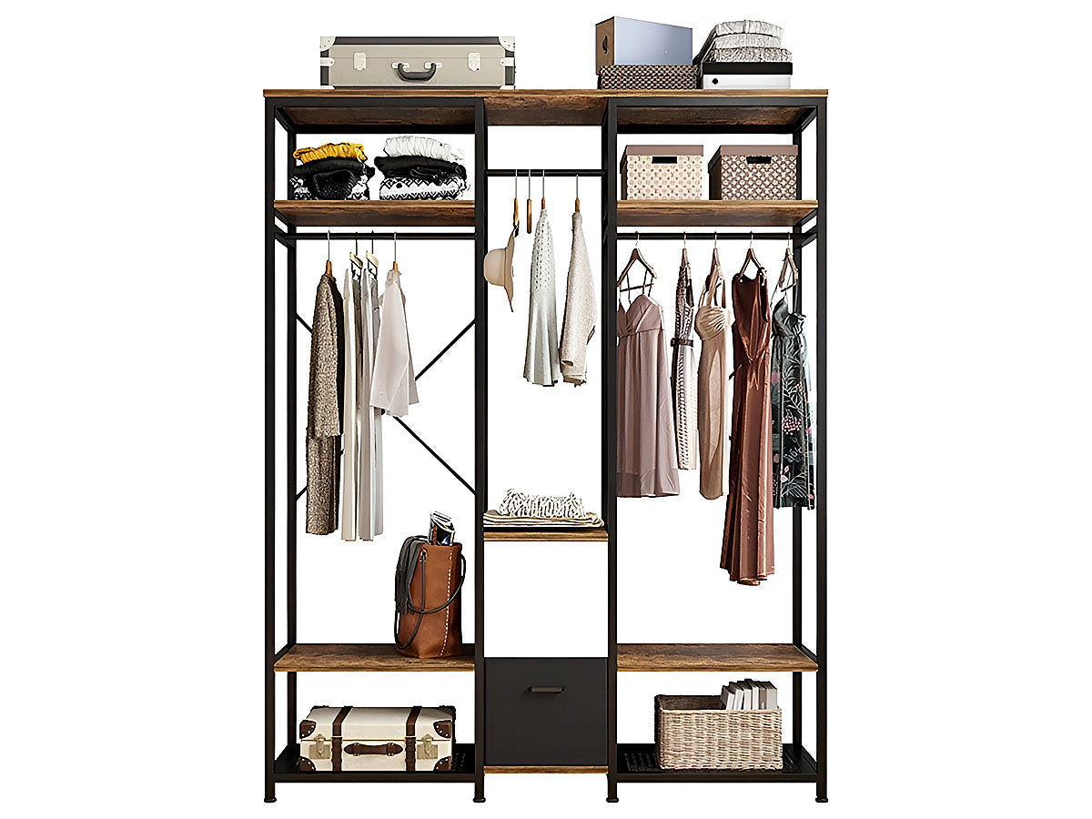 Metal Wardrobe Clothes Rack Clothes Organizer
