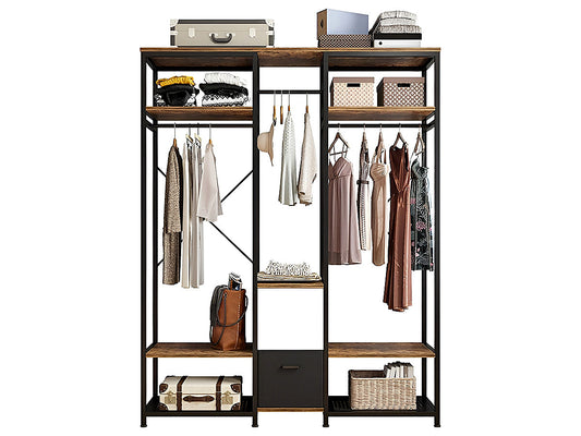 Metal Wardrobe Clothes Rack Clothes Organizer