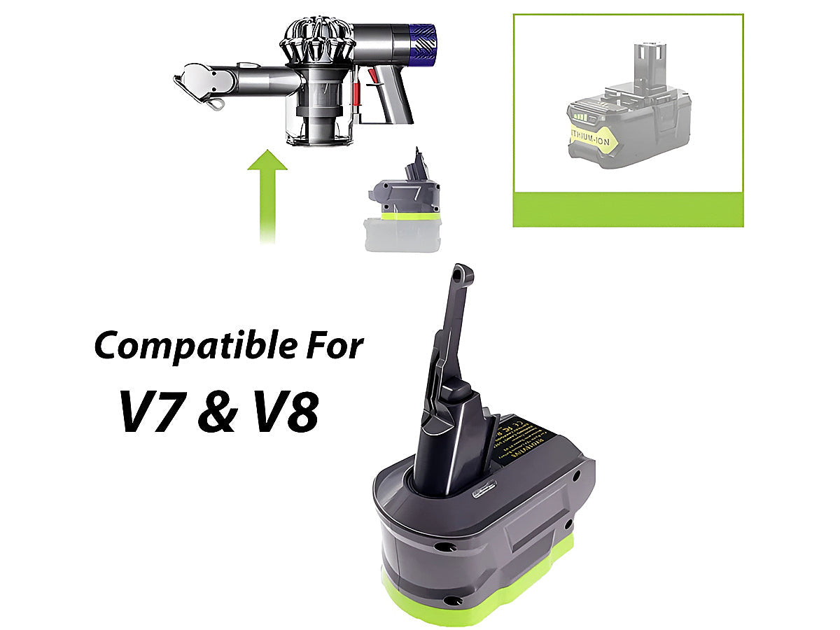 Ryobi to Dyson Battery Adapter