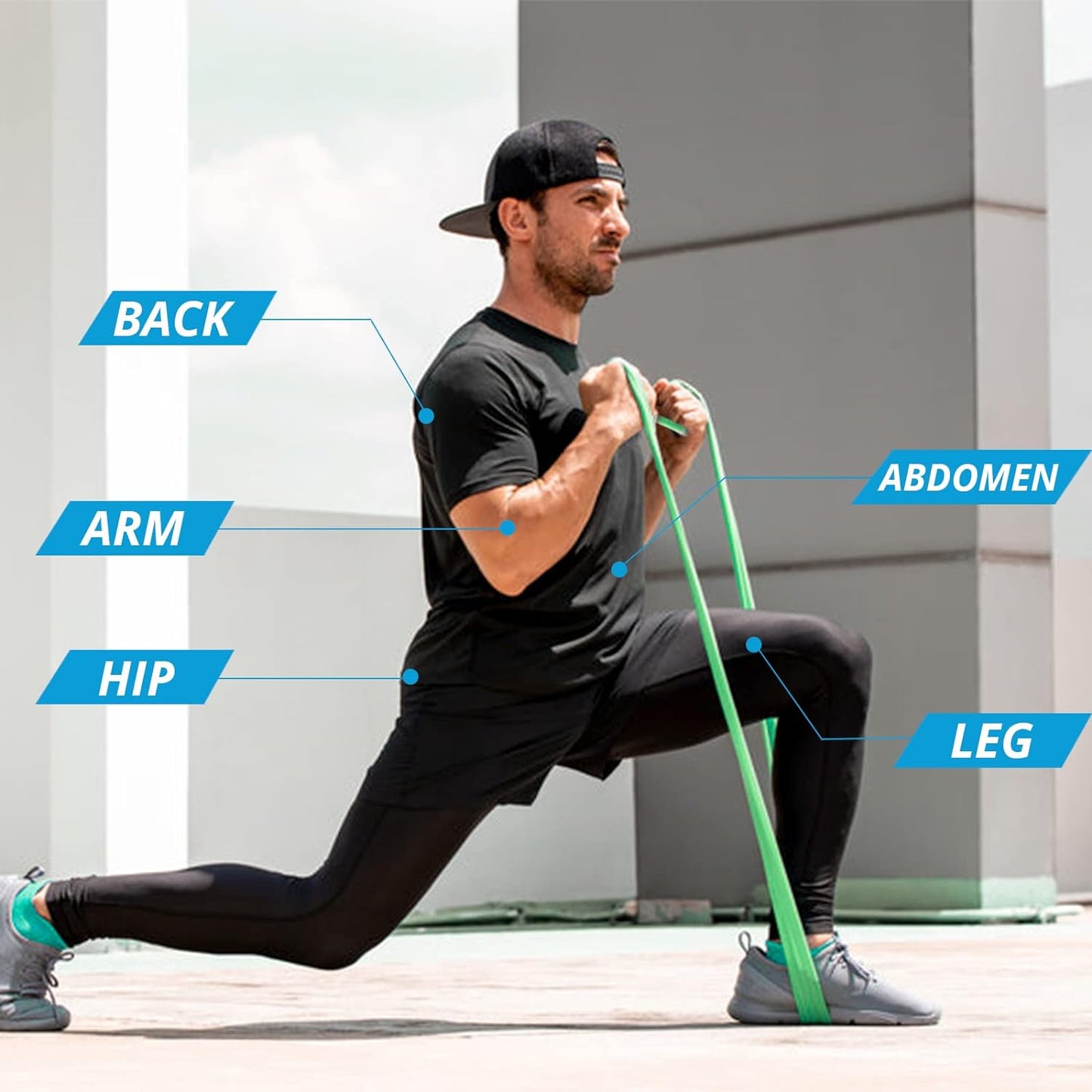 5pcs Resistance Bands Set