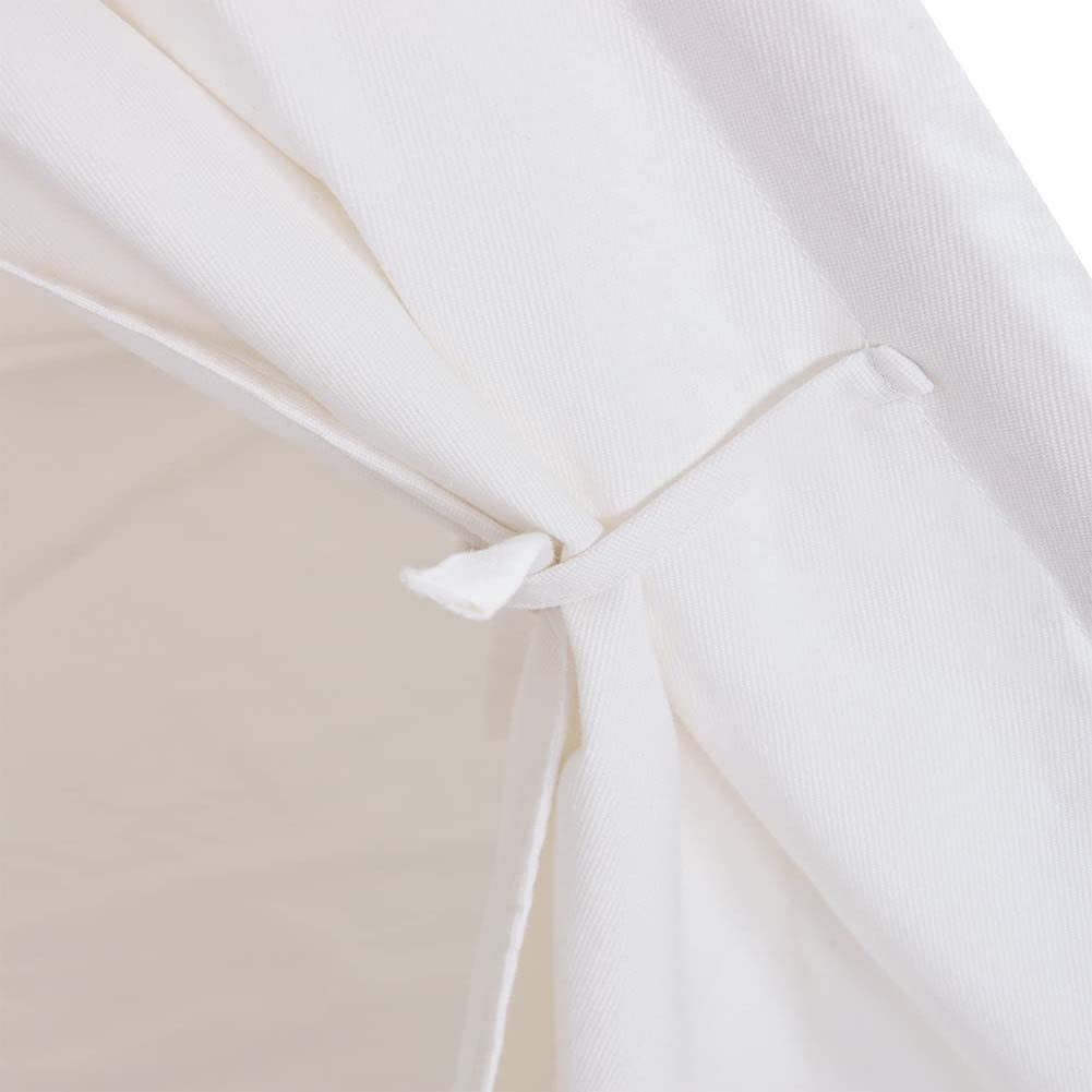 Kids Teepee Play Tent White
