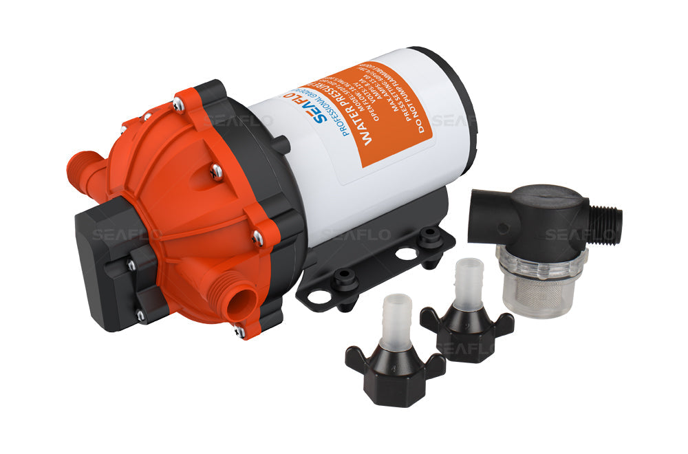 Seaflo 12V Dc Diaphragm Pump 5.0Gpm 60Psi