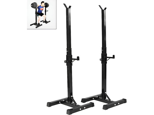 Squat Rack Weight Adjustable Lifting Stand