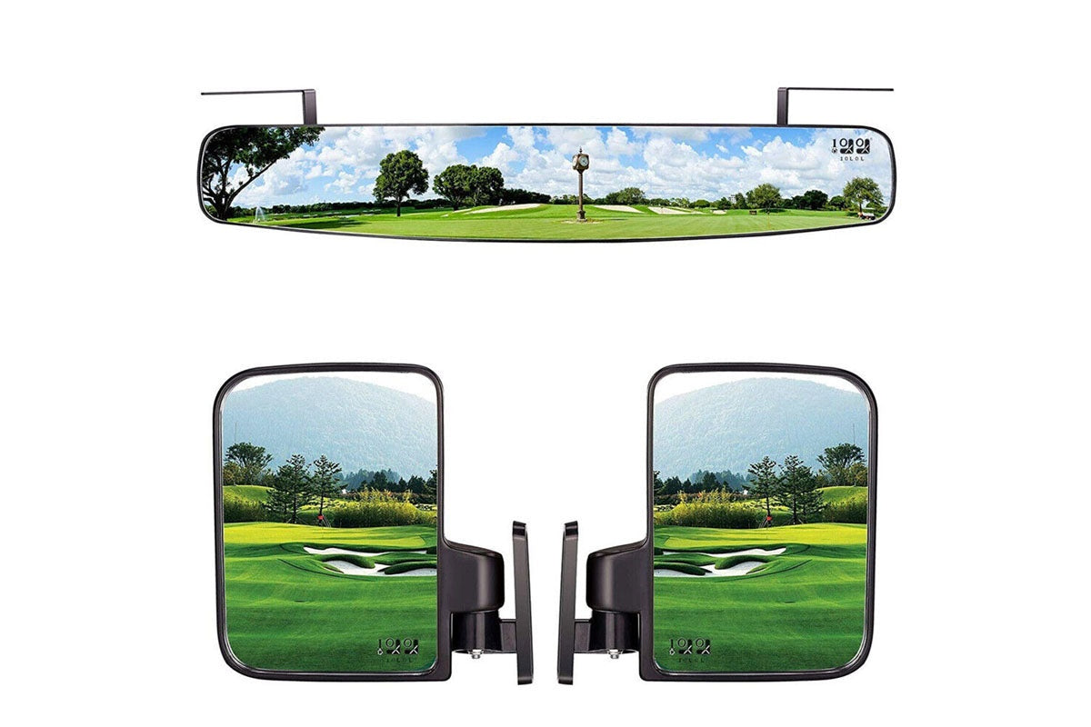 Golf Cart Mirror Set