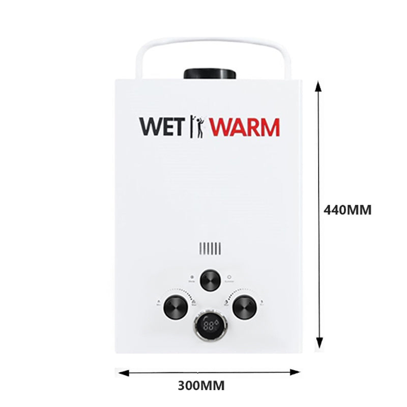 Gas Water Warmer 8L + 12V Pump