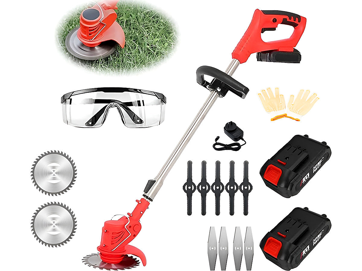Lawn Mower Cordless Pruning Cutter Weed Wacker Garden Trimmier
