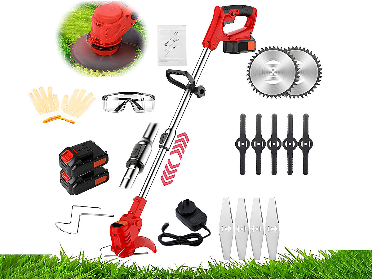 Lawn Mower Cordless Pruning Cutter Weed Wacker Garden Trimmier