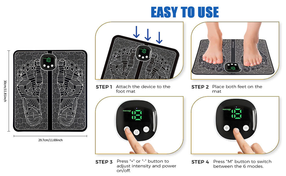 Electric Foot Massager TENS Machine