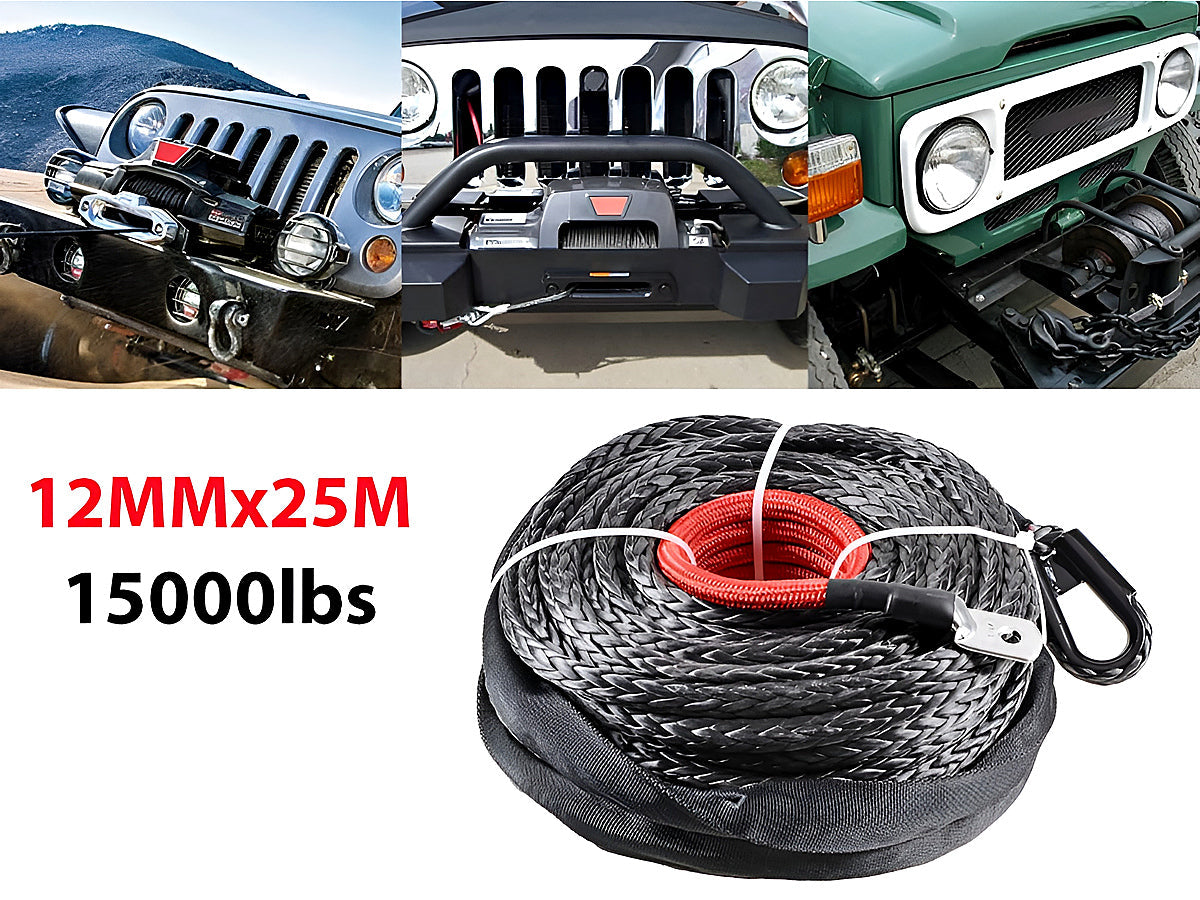 Synthetic Winch Rope 25M