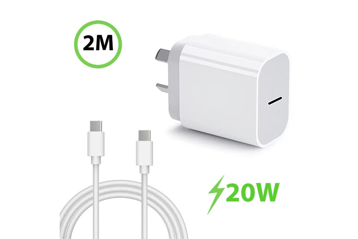iPhone Fast Charger, 20W Adapter with USB-C Cable