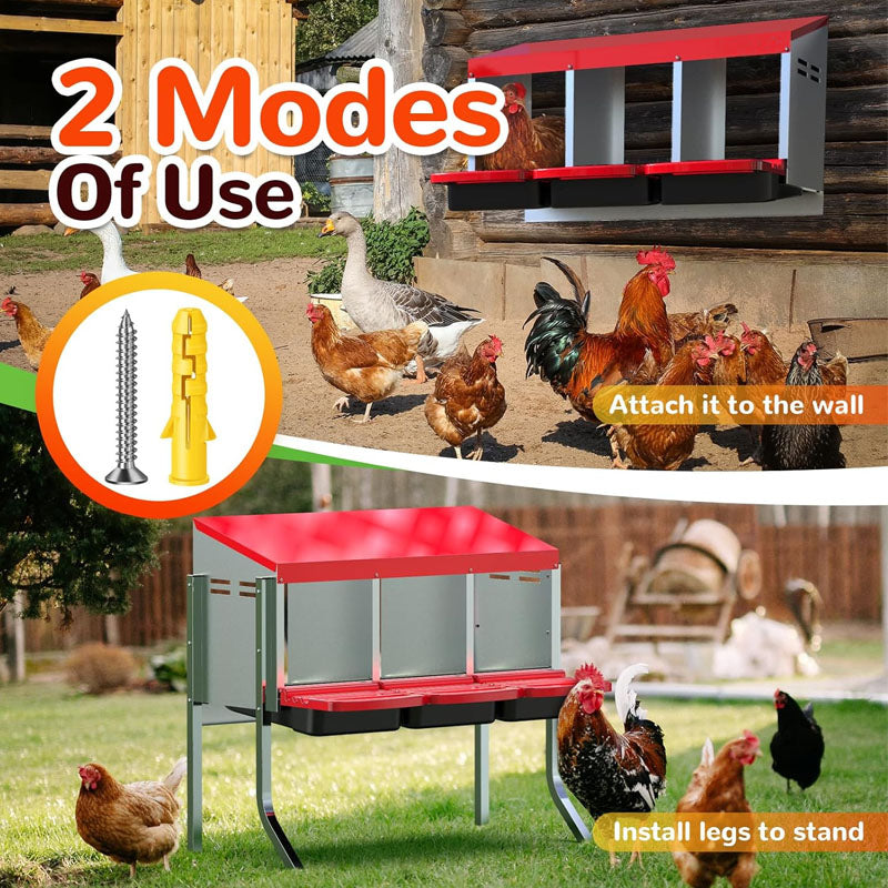 Chicken Nesting Box Egg Perch
