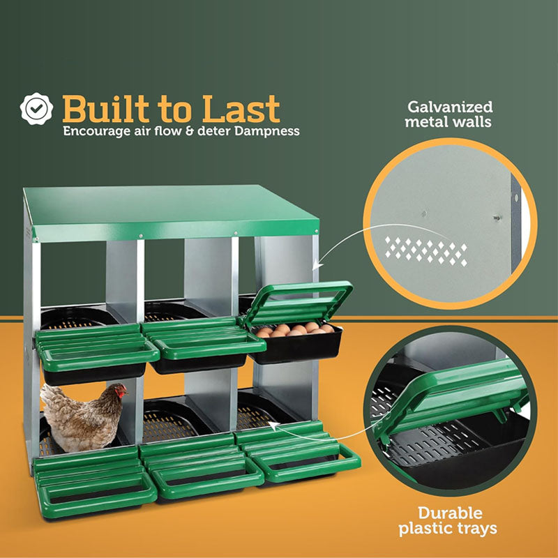 Chicken Nesting Box With 6 nests