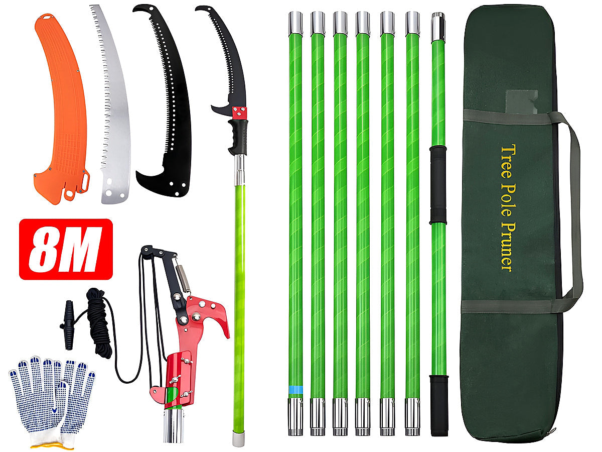 Detachable Pole Pruning Saw 8m Tree Trimmer Saw Shearing
