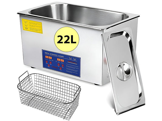 22L Ultrasonic Cleaner Stainless Steel with Digital Timer