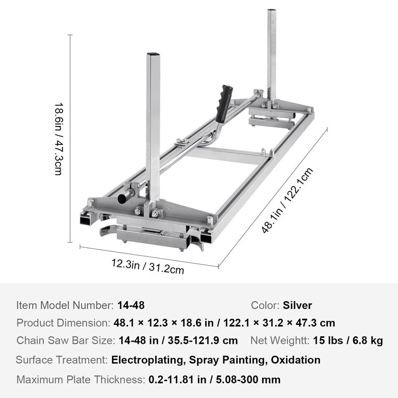 48" Chain Saw Mill