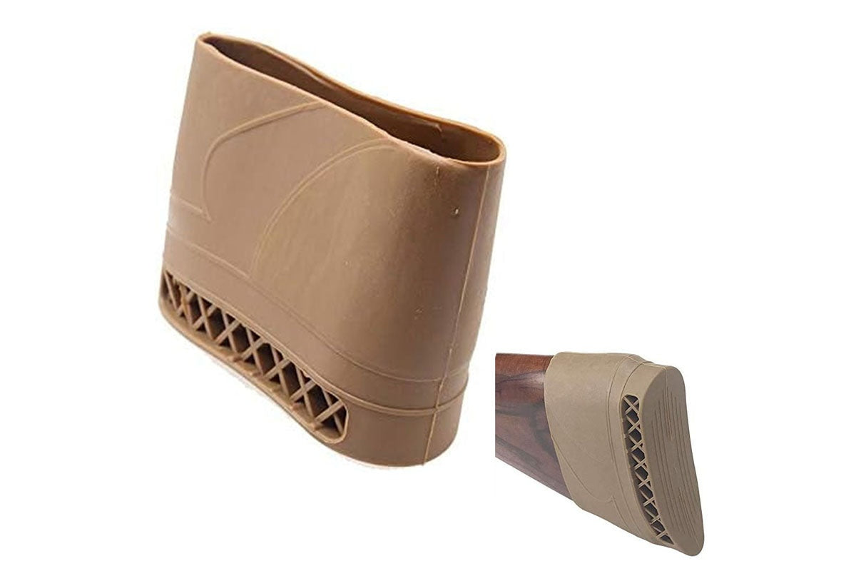 Rifle Recoil Pad, Rubber Slip On Recoil Pad for Rifle, Shotgun and Butt Gun