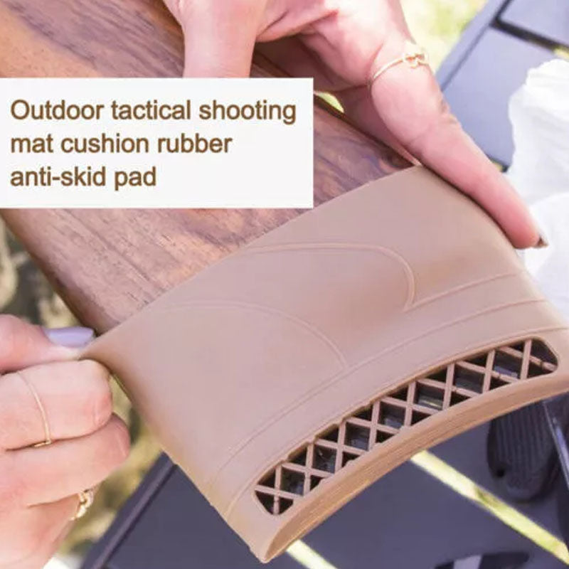 Rifle Recoil Pad, Rubber Slip On Recoil Pad for Rifle, Shotgun and Butt Gun