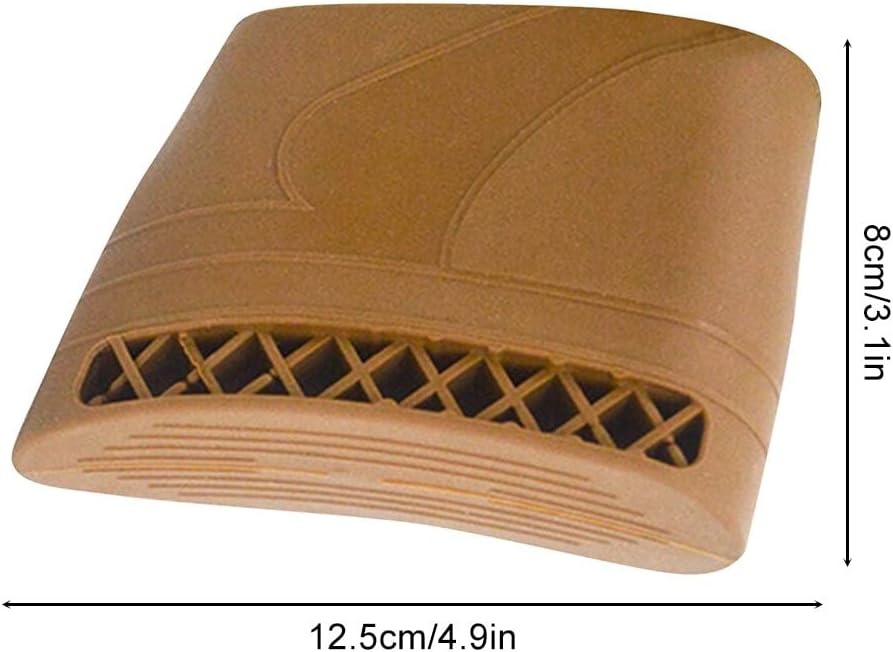 Rifle Recoil Pad, Rubber Slip On Recoil Pad for Rifle, Shotgun and Butt Gun