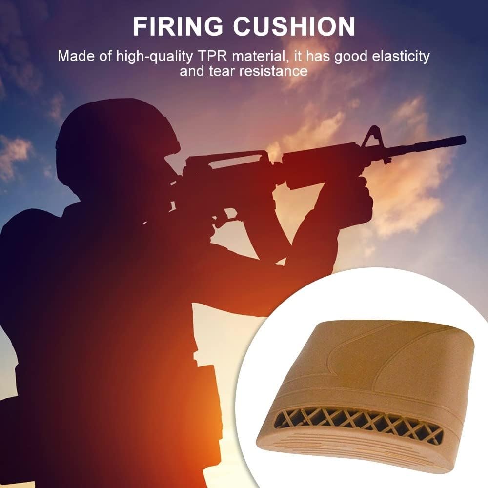 Rifle Recoil Pad, Rubber Slip On Recoil Pad for Rifle, Shotgun and Butt Gun