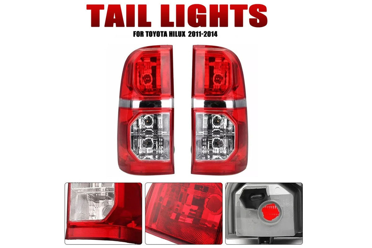 Aftermarket Toyota Hilux Tail Light Pair 2011-2014