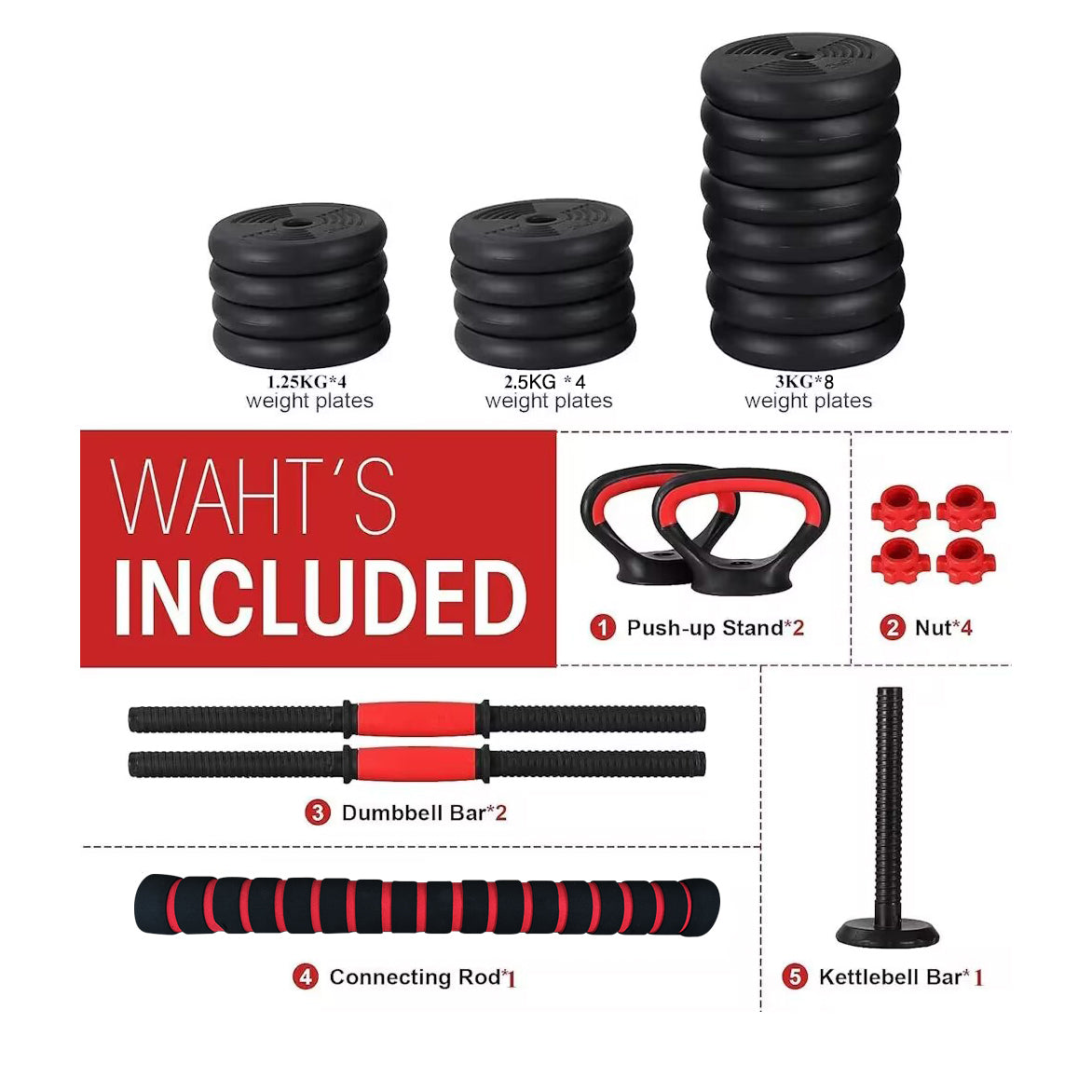 Dumbbells Set 40KG