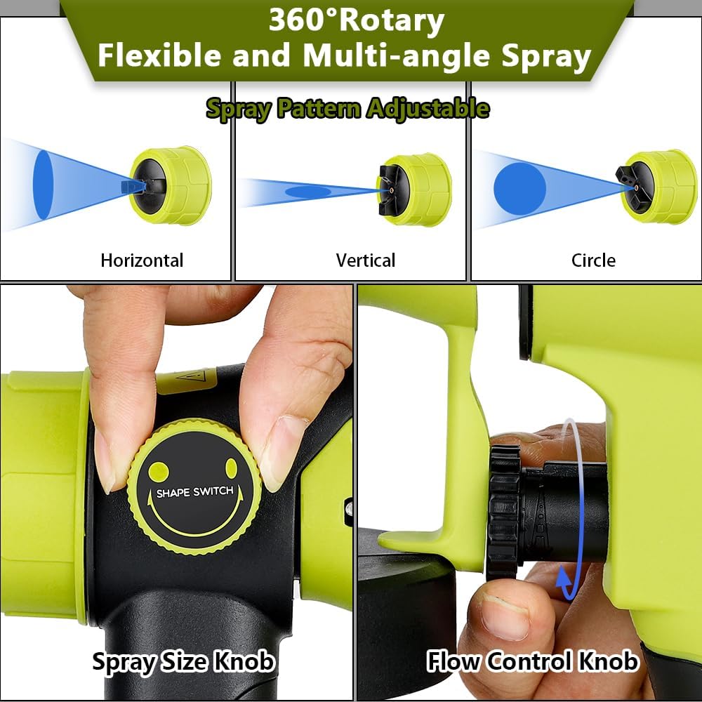 For Ryobi Cordless Sprayer Paint Sprayer